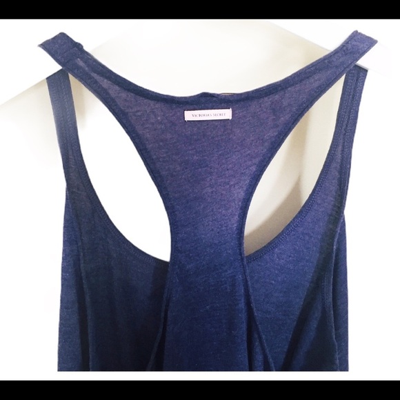 VICTORIAS SECRET Tank/Top With Racerback Detail Purple Size Small - Picture 7 of 8
